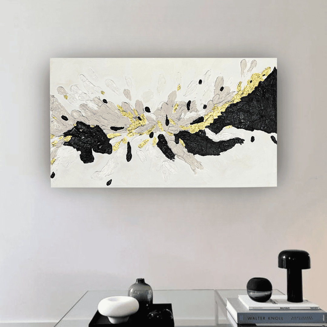 Abstract wall art canvas – modern home decor by Kvell Masterpiece, available in Egypt.