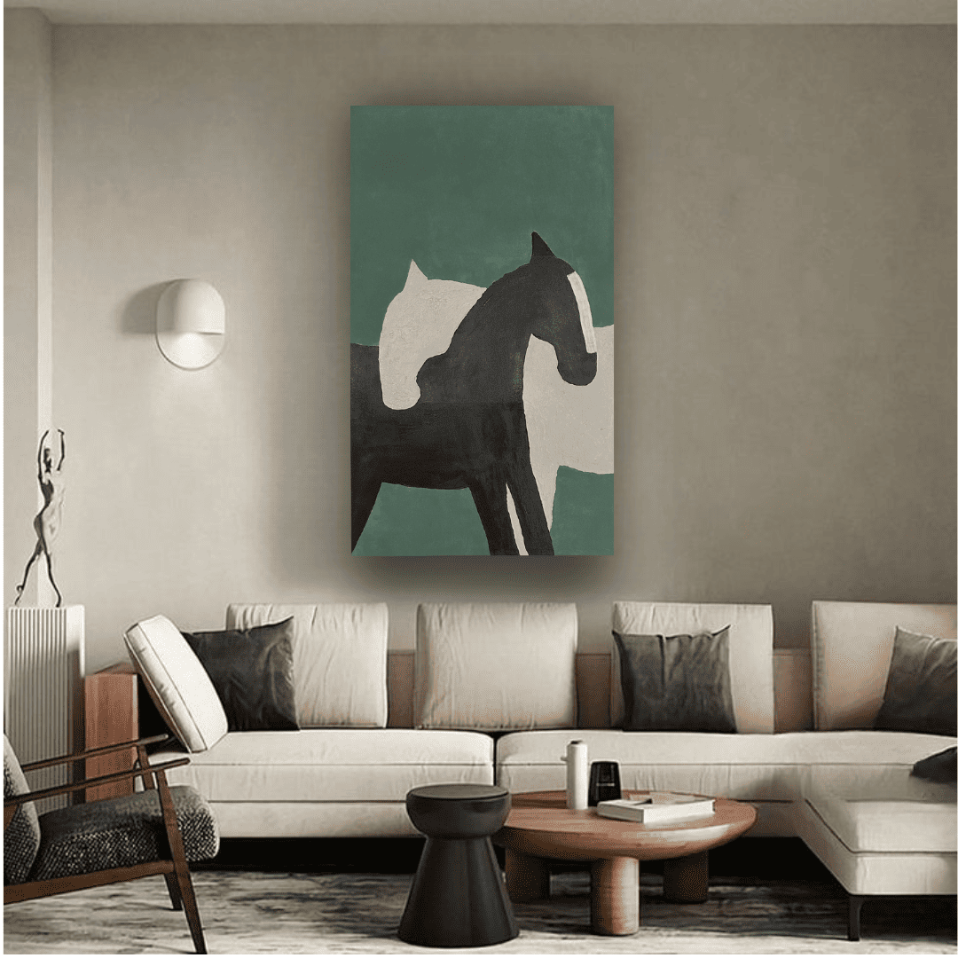 Abstract wall art canvas – modern home decor by Kvell Masterpiece, available in Egypt.