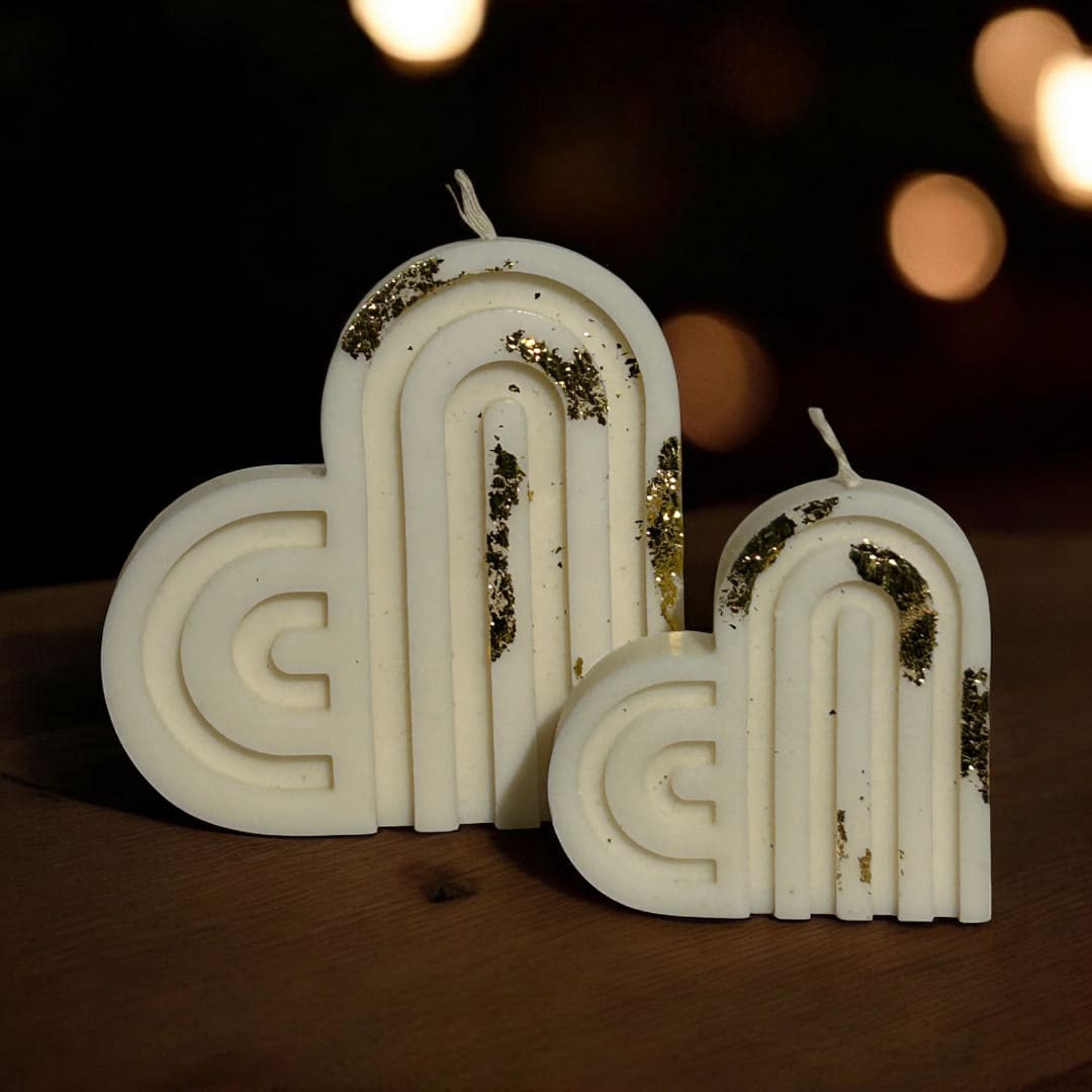 Artistic scented candle – elegant home accessory by Kvell Masterpiece, available in Egypt.