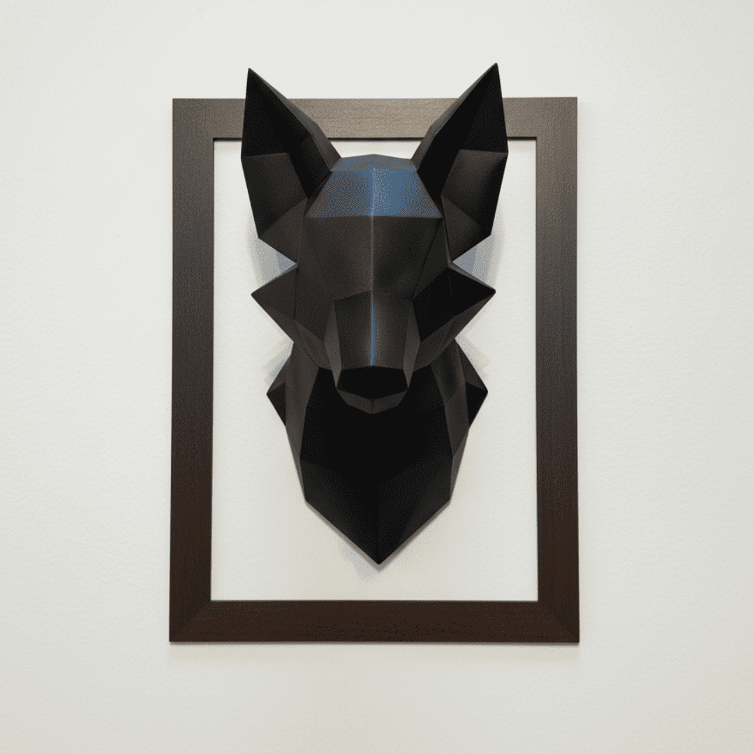 Wolf Wall Sculpture