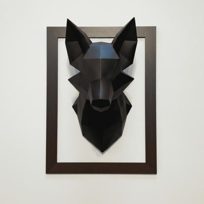 Wolf Wall Sculpture