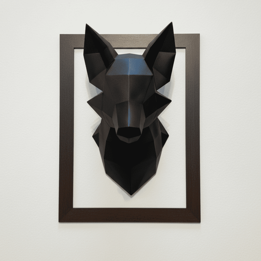 Wolf Wall Sculpture