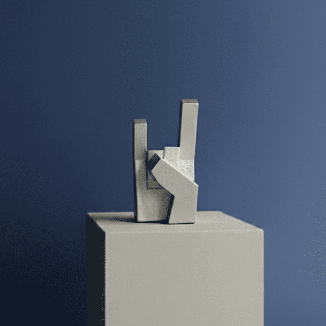 Victory Gesture Decor