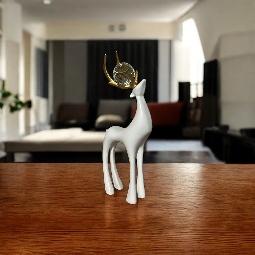 Standing Deer with Crystal