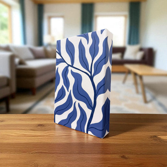Blue Leaves Decor Book