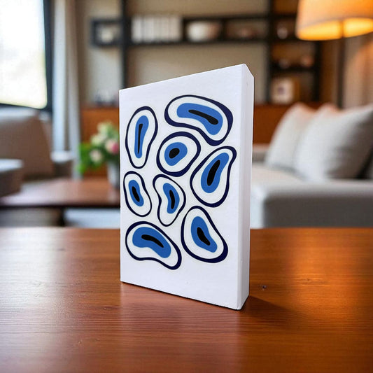 Evil Eye White Decor Book